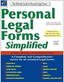 Personal Legal Forms Simplified: The Ultimate Guide to Personal Legal Forms