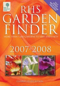 RHS Garden Finder 2007-2008 (Rhs Garden Finder (Royal Horticultural Society))