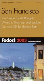 Fodor's San Francisco 2003