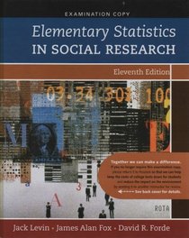 Elementary Statistics in Social Research Eleventh Edition