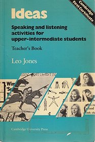 Ideas Teacher's book: Speaking and Listening Activities