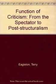 Function of Criticism: From the 