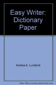 Easy Writer: Dictionary Paper