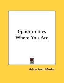 Opportunities Where You Are