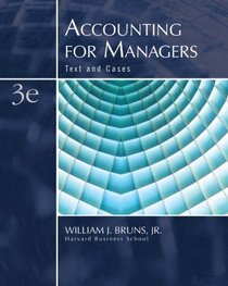 Accounting for Managers : Text and Cases