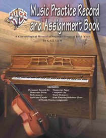 Music Practice Record & Assignment Book