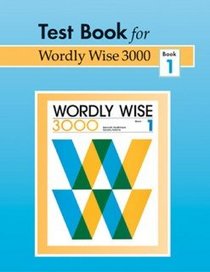 Wordly Wise 3000: Test 1, Grade 4