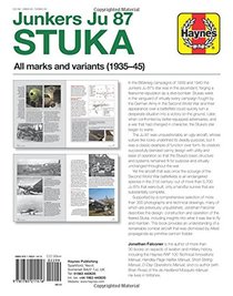 Junkers JU 87 Stuka Owners' Workshop Manual: All marks and variants (1935 - 45) (Haynes Manuals)