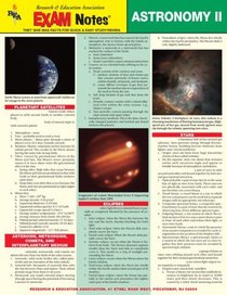 EXAMNotes for Astronomy II (EXAMNotes)