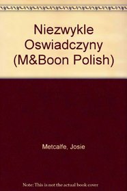 Niezwykle Oswiadczyny (M&Boon Polish)