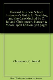 Teaching and the Case Method