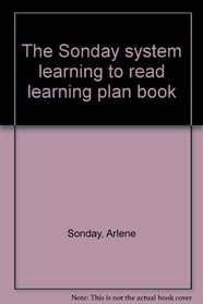 The Sonday system learning to read learning plan book