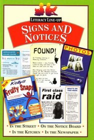 Signs and Notices: Pack of Six (Literacy Line-up)