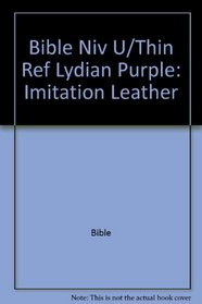Bible Niv U/Thin Ref Lydian Purple: Imitation Leather
