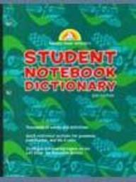 Random House Webster's Student Notebook Dictionary, Third Edition - Boy