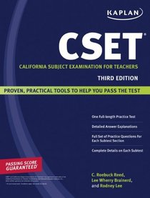 Kaplan CSET: California Subject Examination for Teachers