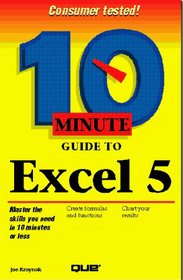 10 Minute Guide to Excel 5 (10 minute guides)