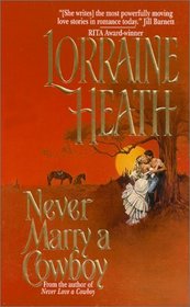 Never Marry a Cowboy (English Rogues in Texas, Bk 3)