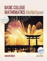 Basic College Mathematics: A Real-World Approach (2nd Edition)