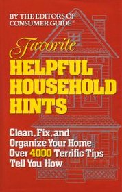 Favorite Helpful Household Hints