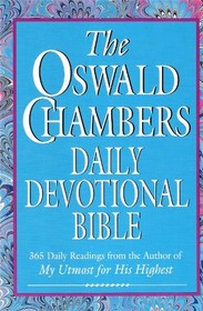 The Oswald Chambers Daily Devotional Bible - New King James Version