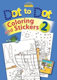Dot to Dot Coloring and Stickers #2 (Candle Activity Fun)