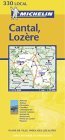 Michelin Cantal, Lozere (Michelin Local France Maps) (French Edition)