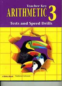 Teacher Key Arithmetic 3 Tests and Speed Drills