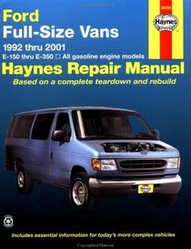 Ford Full Size Vans Automotive Repair Manual 1992-2001