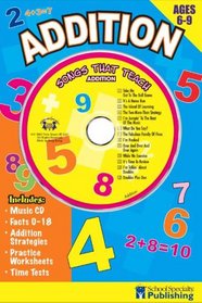 Addition Sing Along Activity Book with CD: Songs That Teach Addition (Sing Along Activity)