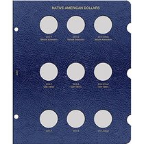 Native American Dollar Album Page, Dated 2015-2017