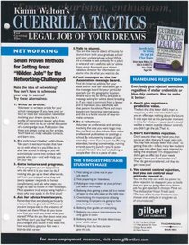 Kimm Walton's Guerrilla Tactics: For Getting the Legal Job of Your Dreams