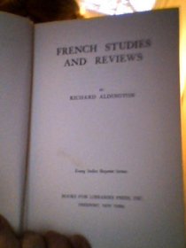 French Studies and Reviews