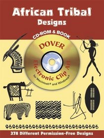African Tribal Designs CD-ROM and Book (Dover Electronic Clip Art)