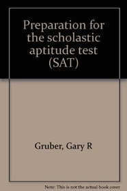 Preparation for the scholastic aptitude test (SAT)