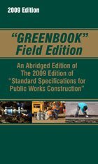 GREENBOOK FIELD EDITION, 2009 Standard Specs for Public Works Pocket Field