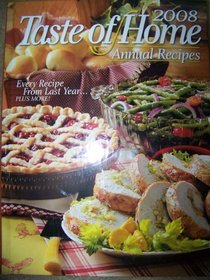 Taste of Home 2008 Annual Recipes