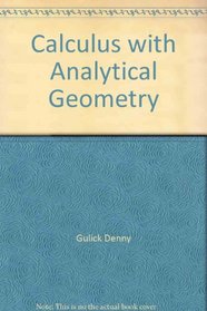 Calculus with Analytical Geometry