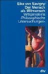 Der Mensch als Mitmensch. Wittgensteins 'Philosophische Untersuchungen'.