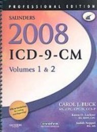 Saunders 2008 ICD-9-CM, Volumes 1 and 2 Professional Edition with 2008 HCPCS Level II and CPT 2008 Professional Edition Package