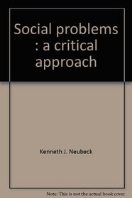 Social problems: A critical approach