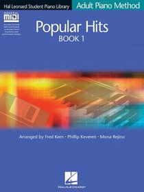 Popular Hits Book 1 - Book/GM Disk Pack: Hal Leonard Student Piano Library Adult Piano Method