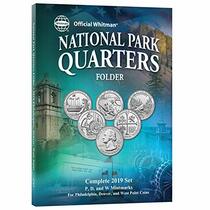 2019 National Park Quarters Folder Philadelphia, Denver, and West Point Mintmarks