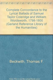 CONC LYRICAL BALLAD (Garland Reference Library of the Humanities)
