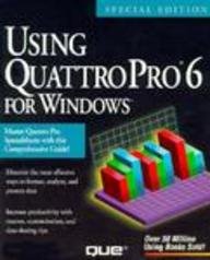 Using Quattro Pro 6 for Windows (Using ... (Que))
