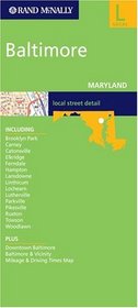 Rand McNally Baltimore Maryland Local Map (Rand McNally Folded Map: Cities)