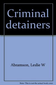 Criminal detainers