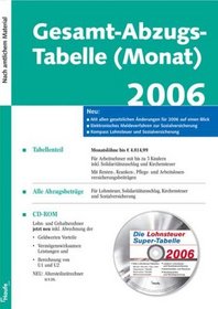 Gesamt-Abzugs-Tabelle (Monat) 2006
