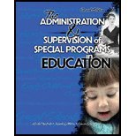 The Administration And Supervision of Special Programs in Education