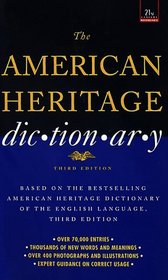 American Heritage Dictionary : Third Edition (American Heritage Dictionary (Mass Market Paper))